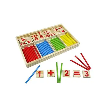 

Digital Game Wooden Sticks Montessori Math Intelligence Preschool Educational Toy for Children Teaching Aid Sets