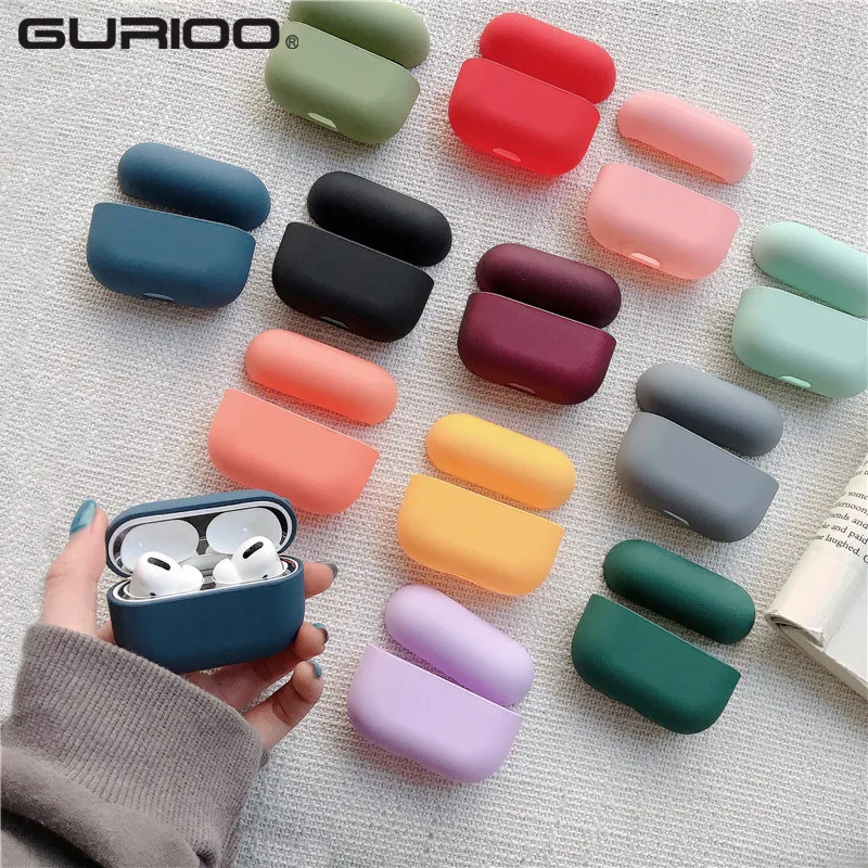 Original Candy Color PC Hard Earphone Case For Apple Airpods 2 1 Protection Cover Pro Wireless Bluetooth Box | Электроника