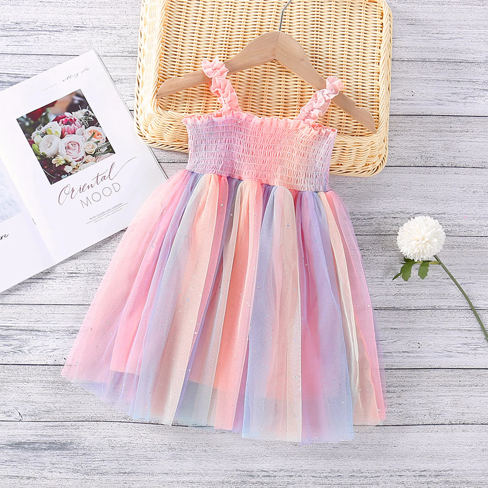 Vestido Infantil Princesa Cores - LeLa Kids