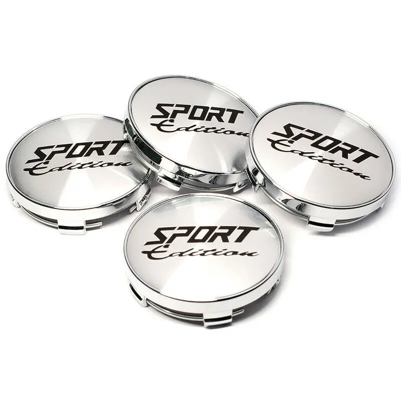 

4pcs 60mm Sport Edition Car Wheel Center Hub Caps Badge Emblems Decal Sticker