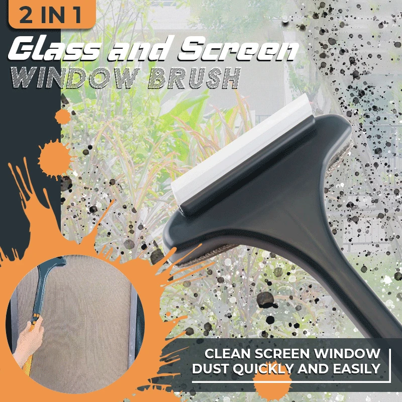 Multifunctional Screen Brush Household Tool Double sided Window Glass