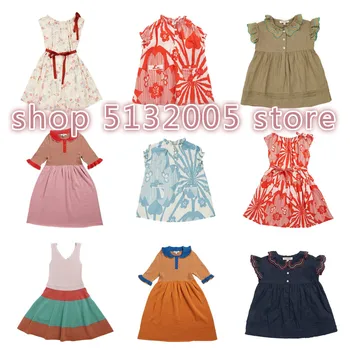 

IN STOCK 2020 Spring/summer CBC Same Short Sleeved Girls Dress Knit Princess Dress Knee-Length