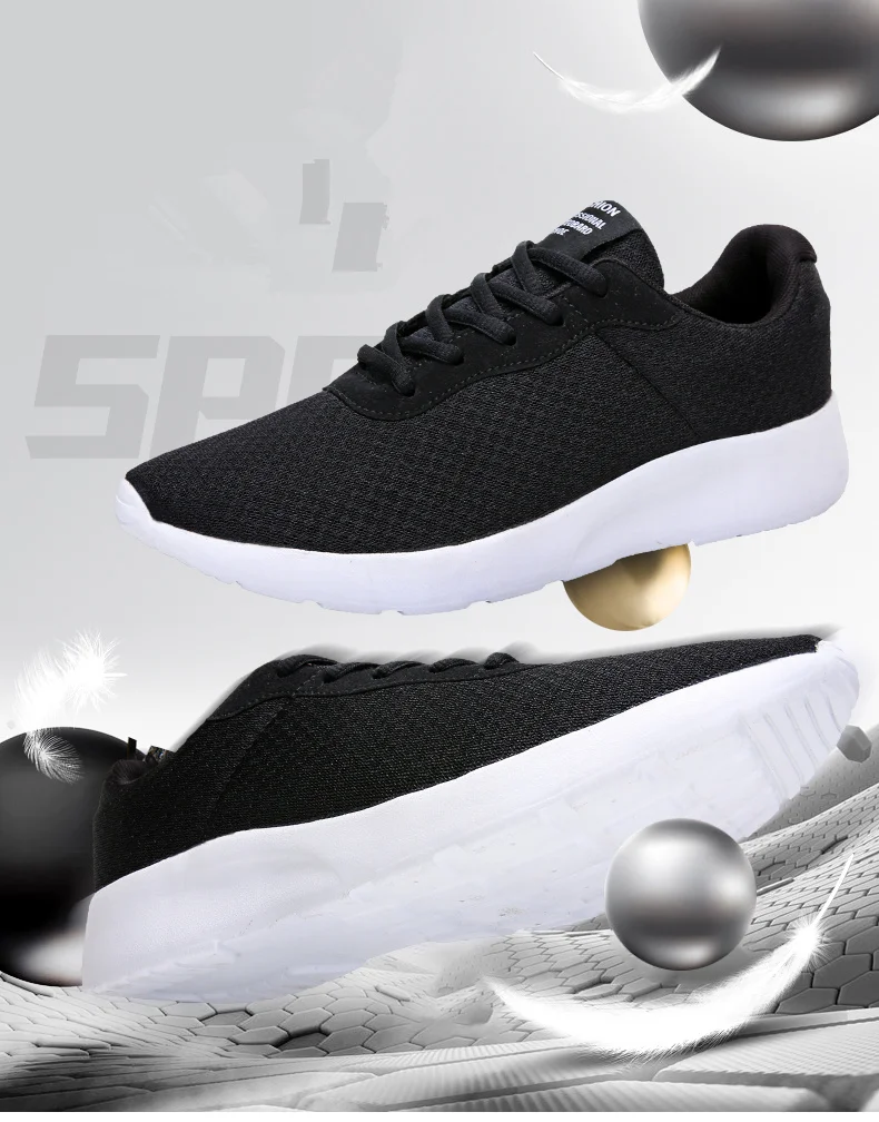 CcharmiX Men Shoes Couples Walking Sneakers Lace Up Spring Lightweight Mens Casual Shoes Breathable Big Size (1)