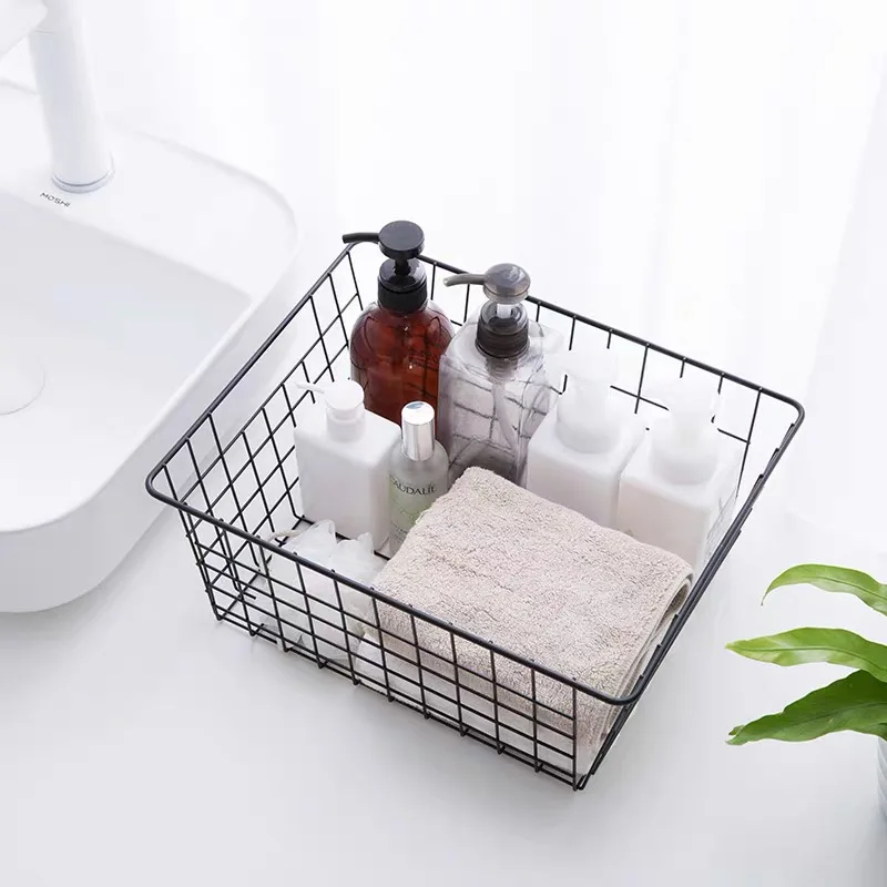 For Kitchen Accessory Matte Black Basket Metal White Zara Home Storage