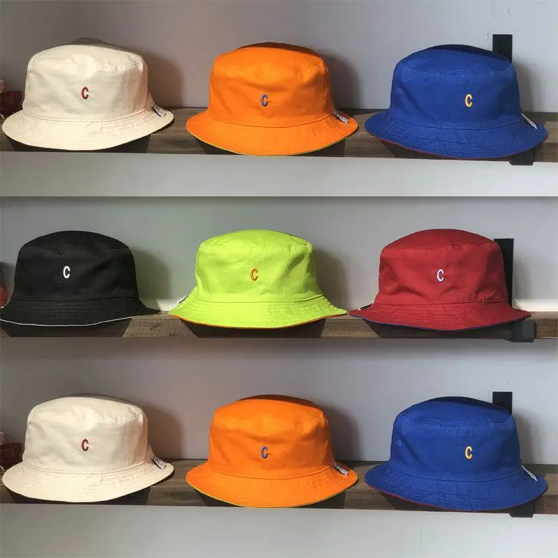 

Double-Sided Fisherman Hat Versatile Sun Protection Personality Short Visor Bucket Cap