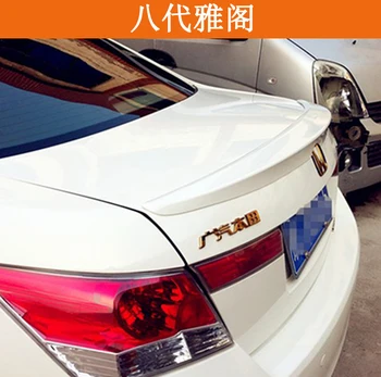 Car Styling Fit For Honda Accord 2008 2009 2010 2011 2012 2013 ABS Plastic Unpainted Primer Color Rear Boot Trunk Wing Spoiler 1