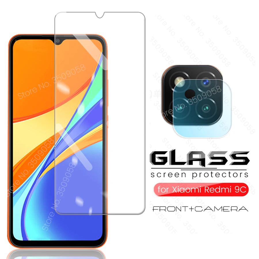 Camera Protectors For Xiaomi Redmi 9c NFC Protective Glass On Redmy Readmi 9A 9 A C A9 C9 Armor Glas