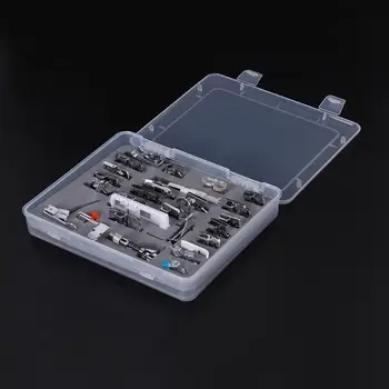 

52Pcs Domestic Sewing Machine Foot Presser Braiding Blind Stitch Darning Presser Feet Kit Set for Brother Singer Janome