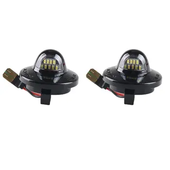 

1 Pair of BX101684 LED License Plate Light for Ford F150 9LED Car Modified LED License Plate Lamp for Ford
