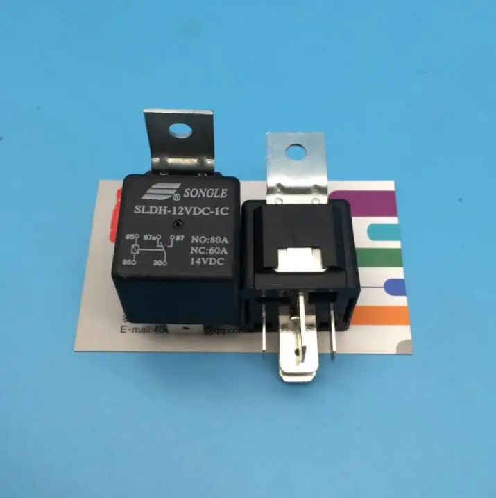 JIANGFBH Relè Universale Relay SLDH-12VDC-1C Un Set di conversione 60A14VDC 5 Piedi Larga Pin Presa Tipo 4142 JIANGFBH Relè Universale Relay SLDH-12VDC-1C Un Set di conversione 60A14VDC 5 Piedi Larga Pin Presa Tipo 4142