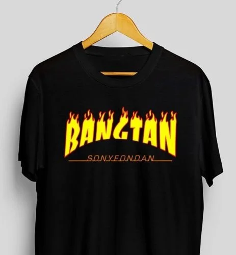 Звездная Королева-JBH 1 шт. корейская мода Kpop Bangtan Jungkook Thrasher Футболка Kpop Bangtan Boys/Kpop Merch