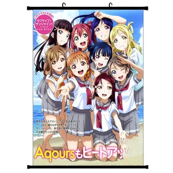 

Anime LoveLive! whole role Kousaka Honoka & Minami Kotori & Sonoda Umi & Ayase Eli & Tojo Nozomi Home Decor Wall Scroll Poster