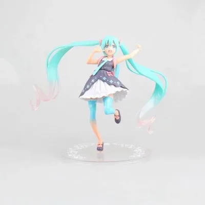 

Anime Hatsune Miku Four Seasons Series Hatsune Spring Service Ver Spring Clothing Back School Bag Garage Kit Model