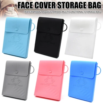 

Silicone Mask Storage Bag Multi-Function Waterproof and Dustproof Easy To Carry Storage Clip XHC88