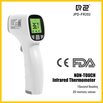 

RZ Body Thermometer Infrared Digital Adult Body Infrared Forehead Ear Non-Contact Gun Household Medical Equipment