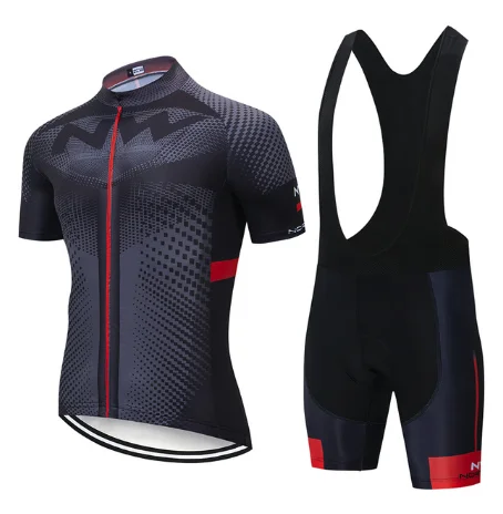 

Nw Sommer Radfahren Jersey Set Atmungs MTB Fahrrad Radfahren Kleidung Mountainbike Tragen Kleidung Maillot Ropa Ciclismo