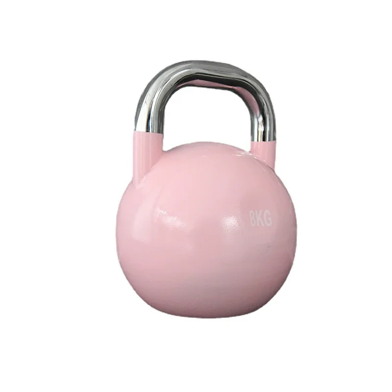 Kettlebell Dumbell Pintado 24kg Musculação Funcional Sumô Cor Preto