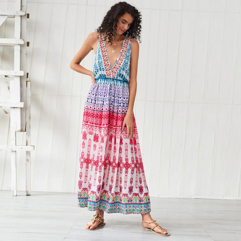 long colorful dresses