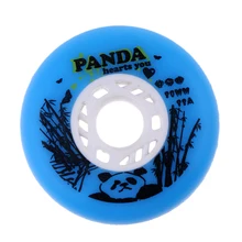 1 Piece Premium Roller Inline Skates Wheels Indoor High-strength Speed Skating Wheel Replacement Accessory Blue 72/76/80mm