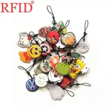 ID 125 кГц T5577 перезаписываемый брелок RFID водонепроницаемый жетон брелок для ключей со значком карты контроля доступа разный узор 20 шт