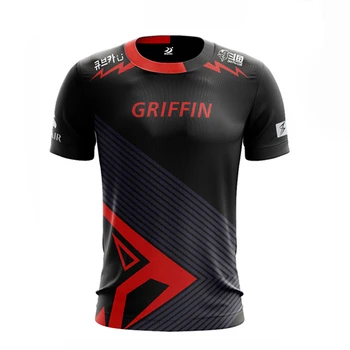 

LOL LCK Griffin Play Jersey Uniform Chovy Fans T-shirt Men Women T shirts GRF Team Custom ID Tee Shirt Homme