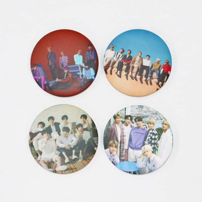 7 шт./компл. Kpop Bangtan boys шпильки love yourself слезы альбом набор брошей значок аксессуары Одежда Шпилька, ювелирное изделие в подарок для вентиляторы - Окраска металла: 2