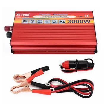

XUYUAN 3000W Solar Car Power Inverter Portable Power Converter Car Charger With High Low Voltage Protection For Home Car