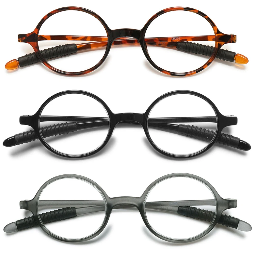 MAGIMODAC 1pcs TR90 Reading Glasses Women Men Round Retro High Quality Presbyopic Eyeglasses Eyewear 1.25 1.75 2.25 2.75 3.25 | Аксессуары