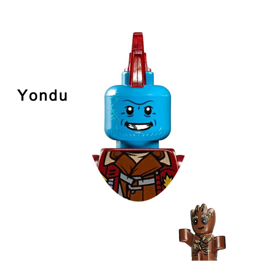 Superhero Building block Loki Sylvie Iron Man Spiderman Hulk Thor Captain America Venom Groot Thanos Vision Falcon Action Figure