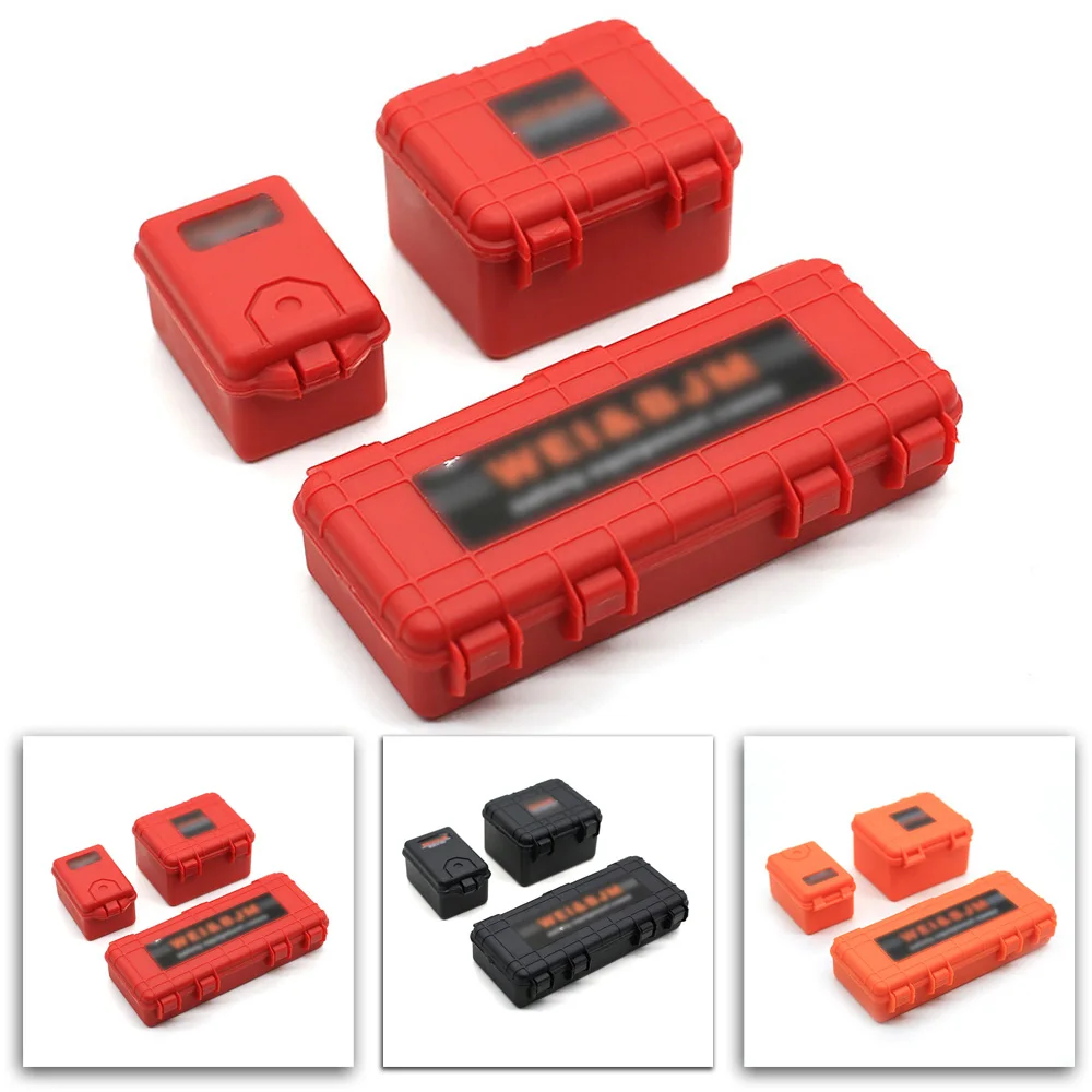 3 шт./компл. в сборке коробка для хранения TRX4 SCX10 90046 1/10 RC модель комплект части инструментов