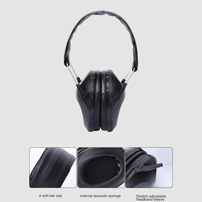Tactical Earmuff Noise Reduction Hunting Shooting Headphone Anti-Noise Ear Defenders Hearing Protector Shooting Equip - Famidy.com