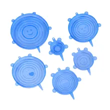 Крышка для герметичного контейнера 6 шт. растягивающаяся многофункциональная герметичная пленка для фруктов и овощей от производителей