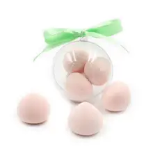 3pcs Peach Makeup Sponge Powder Puff Smooth Foundation Sponges Cosmetic Puff Tools