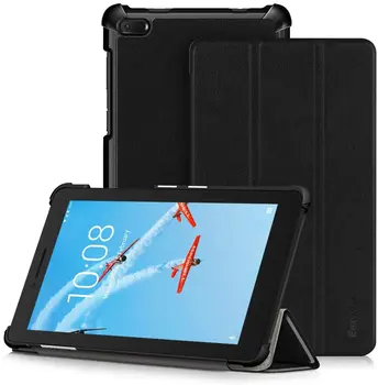 

EasyAcc Case for Lenovo Tab E7 Ultra Thin Case with Stand Function Slim Leather Protective Case Perfect for Lenovo Tab E7 Black