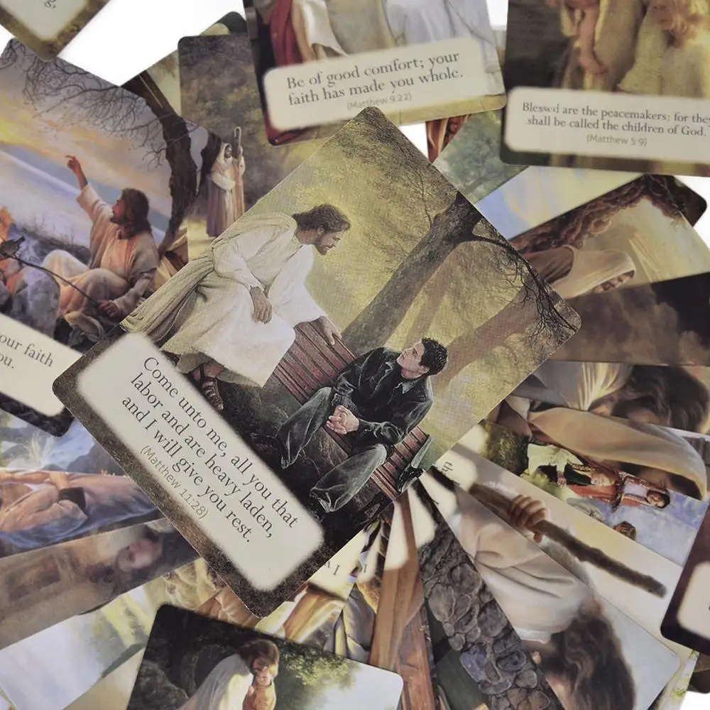 44pcs Loving Words From Jesus Tarot Cards Oracle Game Card Family Party Playing Cards English Tarot Game Cards Board Game Pdf Card Games Aliexpress