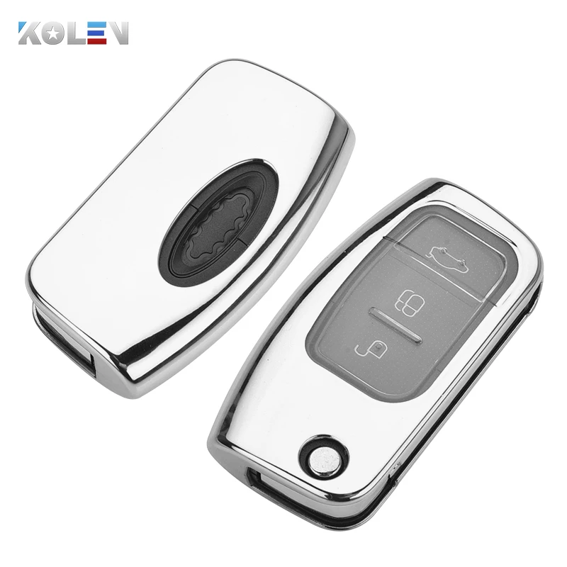 Placcatura-TPU-Auto-Titolare-Della-Copertura-Della-Cassa-Chiave-A-Distanza-di-Fob-Per-Ford-Fiesta.jpg Placcatura TPU Auto Titolare Della Copertura Della Cassa Chiave A Distanza di Fob Per Ford Fiesta Messa A Fuoco 3 MK3 Mondeo Kuga EcoSport B-Max C-Max Falcon Fuga - Placcatura TPU Auto Titolare Della Copertura Della Cassa Chiave A Distanza di Fob Per Ford Fiesta