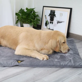 

Pet Dogs Fleece Warm Mat Soft Durable Bottom Non-slip Cat Dog Mat Pet Self Heating Blanket Rest Playing Supplies