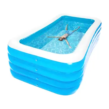 

Inflatable Swimming Pool High Quality Thickened Large Size Comfortable Family Pool For Children Adults Outdoors Have Fun