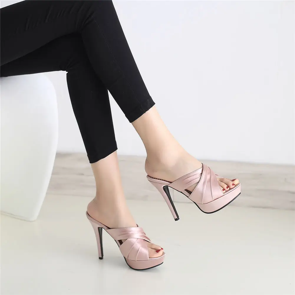 SARAIRIS/ г. Пикантные вечерние туфли-лодочки наивысшего качества, большие размеры 43 Женская обувь, обувь на платформе и высоком тонком каблуке женские сандалии