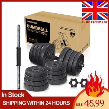 

in stock 30kg Dumbbell Weight Set Adjustable Solid Fitness Dumbbell Set Safety Non-slip Dumbbells Gym Exercise Training for home