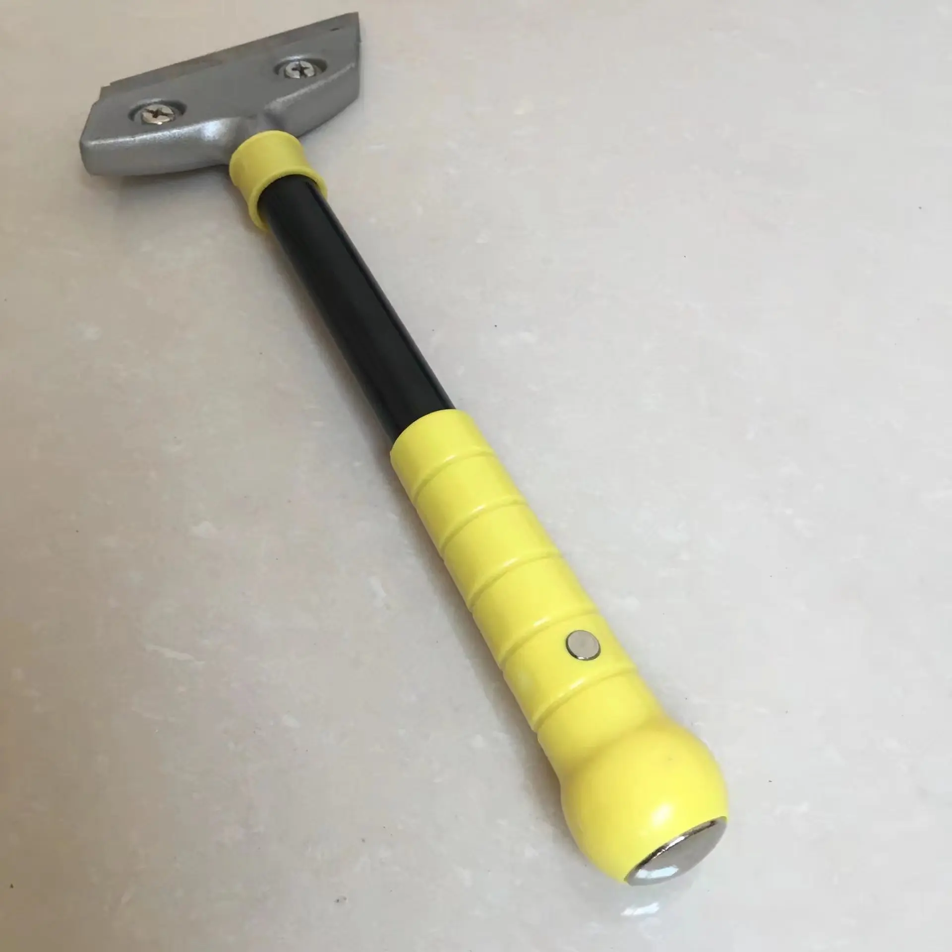 Сверхмощный скребок с длинной ручкой, инструмент для зачистки обоев, Очищающий скребок для стеклянной стены, напольная плитка, клей для удаления, мини-бритва Scr