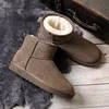 ZUZI Brand Winter Men And Women Snow Boots Australia Style Genuine Leather Ankle Boots Women Waterproof Warm Short Shoes ► Photo 2/6
