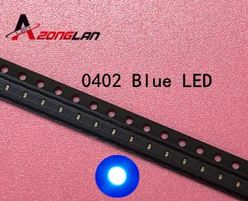 

1000PCS SMD/SMT 3V Ultra Bright Led Diode Chip Surface Mount 0402 1005 LED Diode Blue LED SMD 0402 High Quality