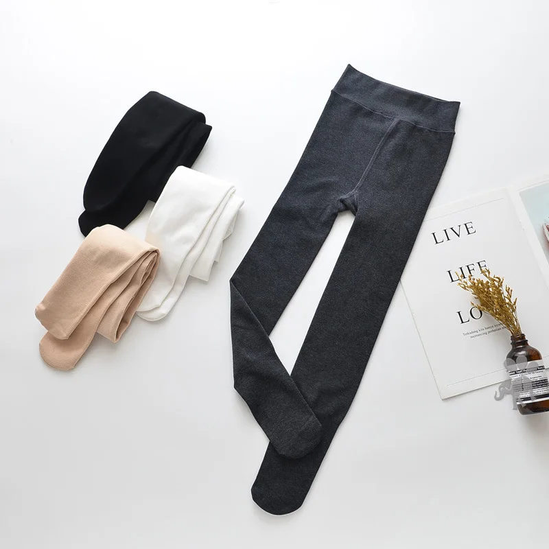 

Three Little Ducks Children Thick Patyhose Girls Upshift Thin Cashmere Tablet Leggings Socks Fever Velvet Even Foot Socks