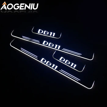 

Led Door Sill Acrylic Customize Compatible For ASTON MARTIN DB11 Vantage Volante 2016-2019 Scuff Plate Car Interior Accessories