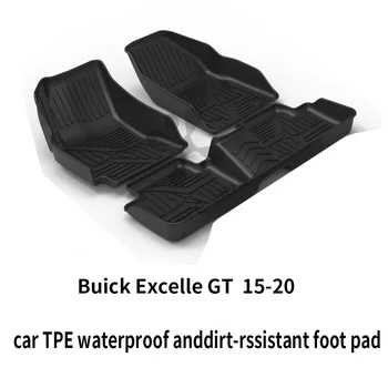 

Buick Excelle GT Black Heavy Duty Cargo Floor Mat-All Weather Trunk Protection, Durable HD TPO Fit For Buick Excelle GT 15-20