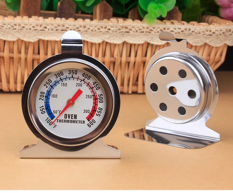 1 Piece Baking Thermometer Cake Oven Thermometer Stainless Steel Sitting 600 Degree Kitchen Cookware Baking Supplies