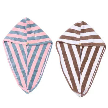 

2pcs Chic Dry Hair Cap Hair Drying Towel for Female Ladies Women