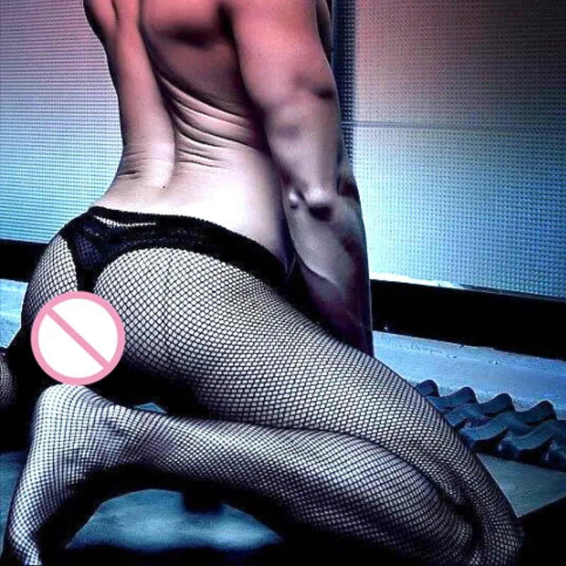 Cool Men's sexy underwear Man Pantyhose Fashion Stockings fishnet lingerie Exotic Tights Collants pour hommes