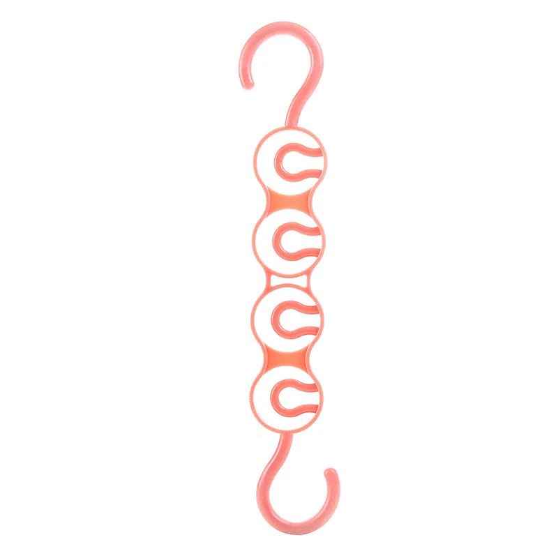 

5pcs Household Multifunctional Multi-layer Wardrobe Space Saving Four-Hole Hanger Storage Rack